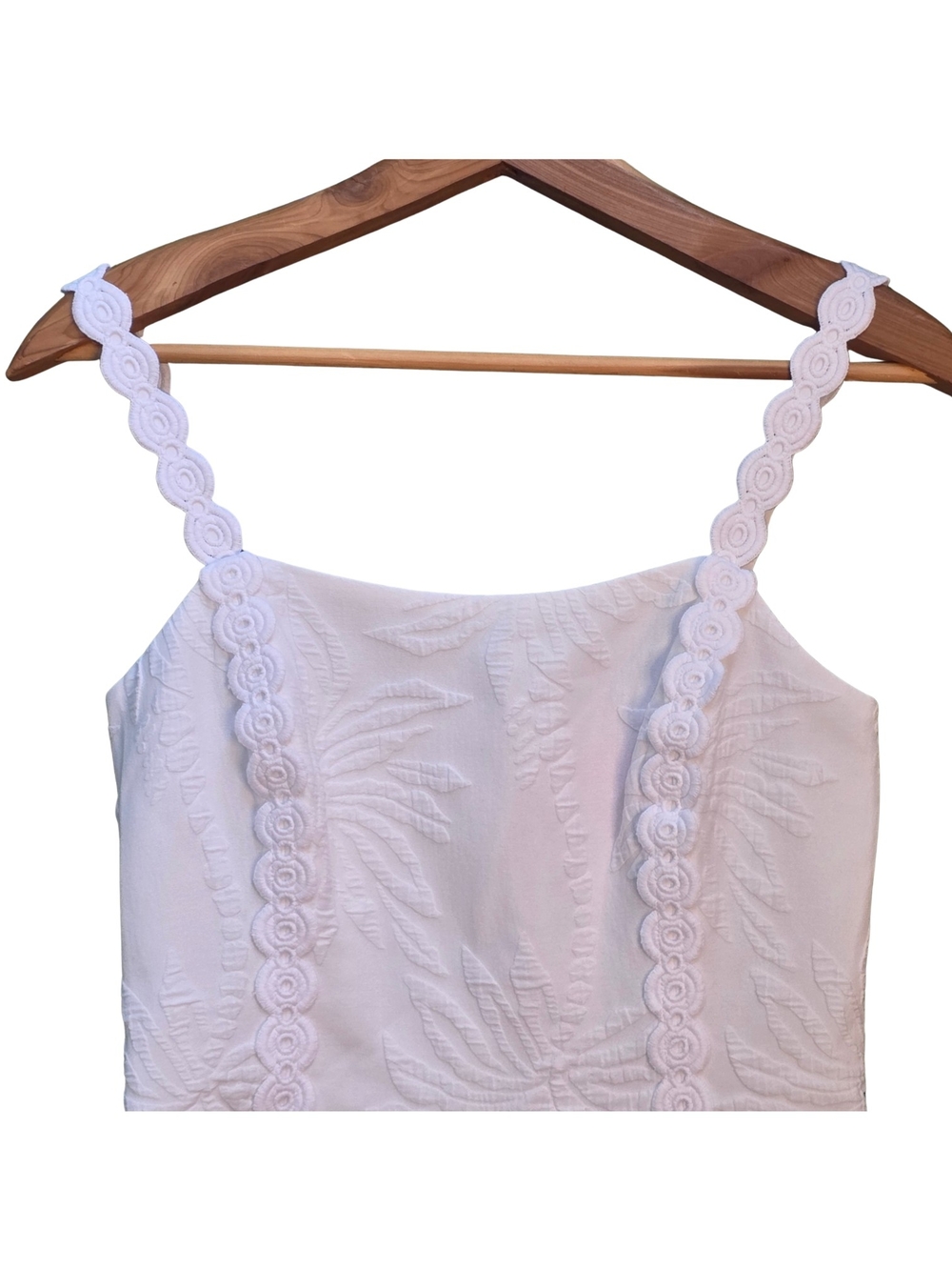 Lilly Pulitzer Resort‎ White Palm Paradise Pucker Jacquard Romper Dress 0 - Picture 5 of 14